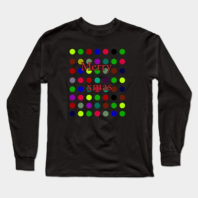 merry xmas Long Sleeve T-Shirt by sarahnash